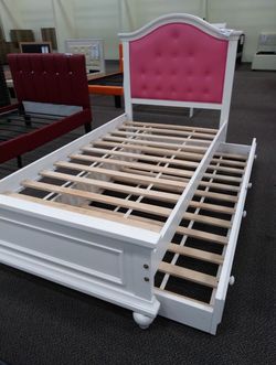 Twin bed frame with Trundle on sale only at elegant furniture 🛏📦🎈