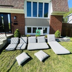 Patio Furniture Cushions and Pillows. $65 For Everything. 