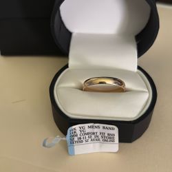 14K Men’s Wedding Band Size 11