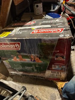 Coleman portable hot tub