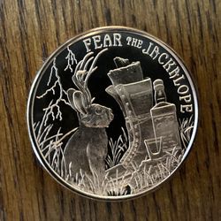 Jackalope .999% Copper Round.  Shipping Available. 