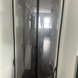 Transparent Insulated Curtain-Magnetic Thermal Cover, Screen Self-Closing