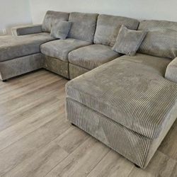 Corduroy Sectional Sofa