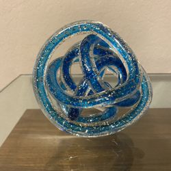 Blue Tangled Knot 