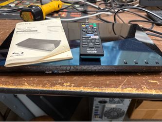Sony BDP-S5100 Blu-ray Player - WiFi, 3D, Smart Apps - w/ Remote + Manual