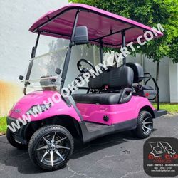 2025 ICON i40 Custom Pink Lithium Powered Golf Cart