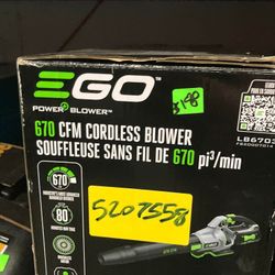 Ego 670CFM Cordless Blower