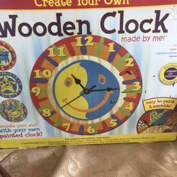 New Create Your Own Wooden Clock