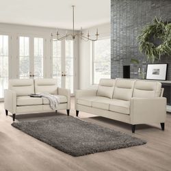 2 piece includes Sofa+Loveseat, optional matching chair add on