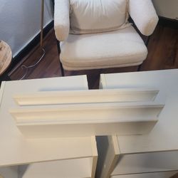 White Modern Shelves