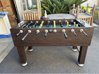 Foosball Table 55”w x 27 1/2”d x 34”h
