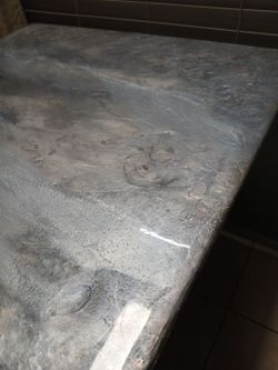 Tall kitchen table /w custom top.