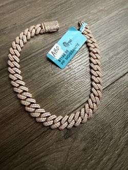 18k rose gold Cuban