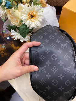 Louis Vuitton bag grey old flower waist bag casual handbag