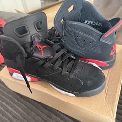 Size 8 Jordan 6 inferno