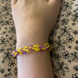 Yellow and purple