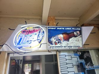Miller Lite Neon Sign