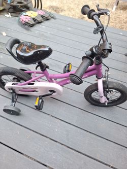 12 inch retrospe bike with training wheels
