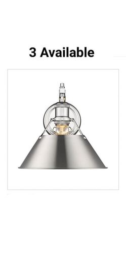 Orwell 1 Light Wall Sconce (36|33061WCHPW)              ✨ CONDITION - NEW ✨    ✨ Cash/Zelle accepted ✨