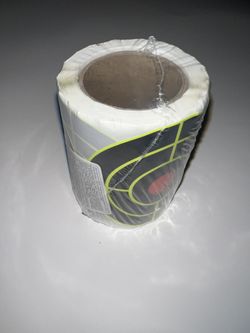 Target Stickers 3 Inch Black And 4 Inch Red