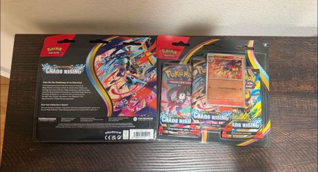 Pokemon Chaos Rising 3-Pack Blisters 2x