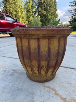 Large terracotta pot
