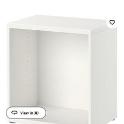 White Ikea Besta Cabinet