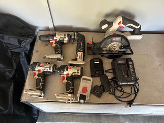 Porter cable battery powered tool set