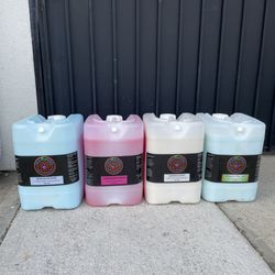 5 Gallon Jugs for Car Detailers/ Car wash Supplies