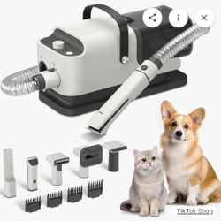 A100 Vacuum & Dryer, All in One 26000Pa Kit for Shedding , Pet Vacuum for Dogs with Clippers, Adjustable Speed and Temperature