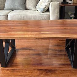 Live Edge Wood Coffee Table
