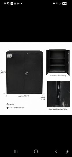 Volcom Artist Network Program Black Metal Storage Cabinet Display Locker