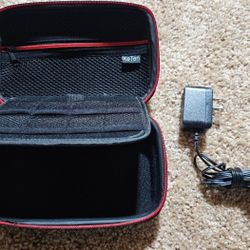 Nintendo 3ds XL or 3ds travel case and power cable (both 3rd party