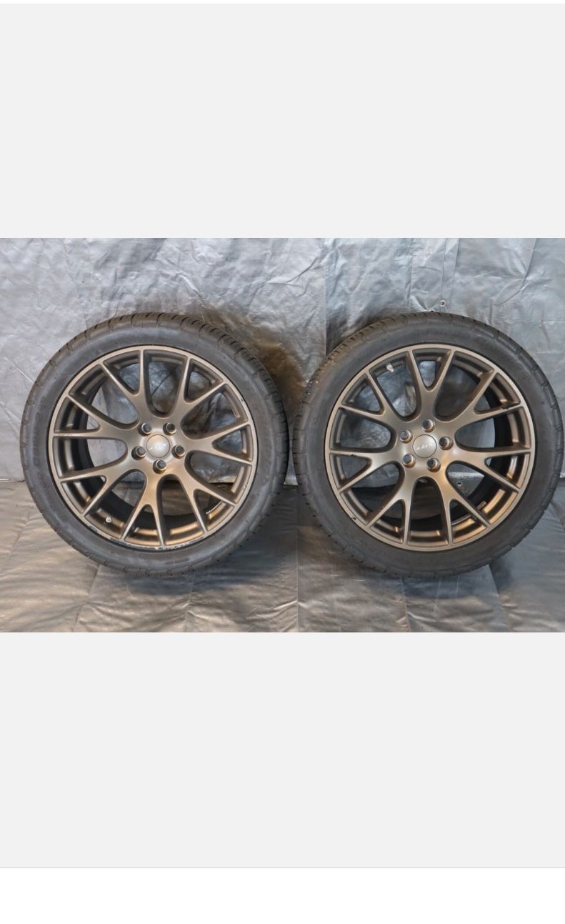 2 SRT Rims 2 Dodge Stock Rim With Tires 