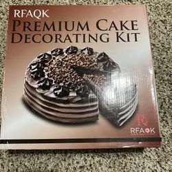 RFAQK PREMIUM CAKE DECORATING KIT 150 PCS CAKE DECO SET OPEN BOX