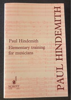 Musician book for elementary training