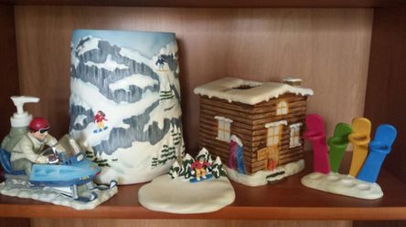 New ski bathroom set
