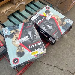 Cap Barbell 100 lb Cast Iron Hex Dumbbell Weight Set with Rack, Black