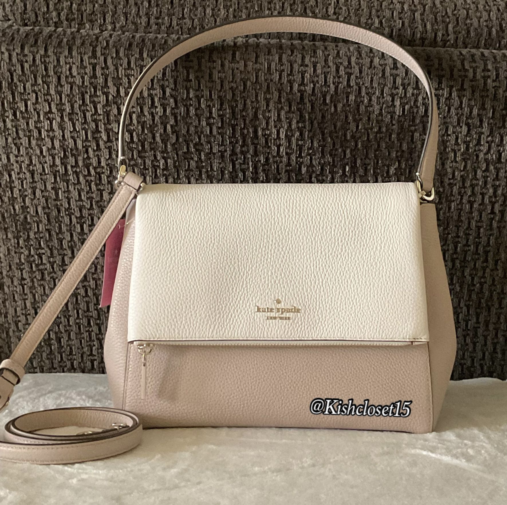 NWT AUTHENTIC Kate Spade Leila Medium Leather Colorblock Shoulder Bag for  Sale in Upland, CA - OfferUp