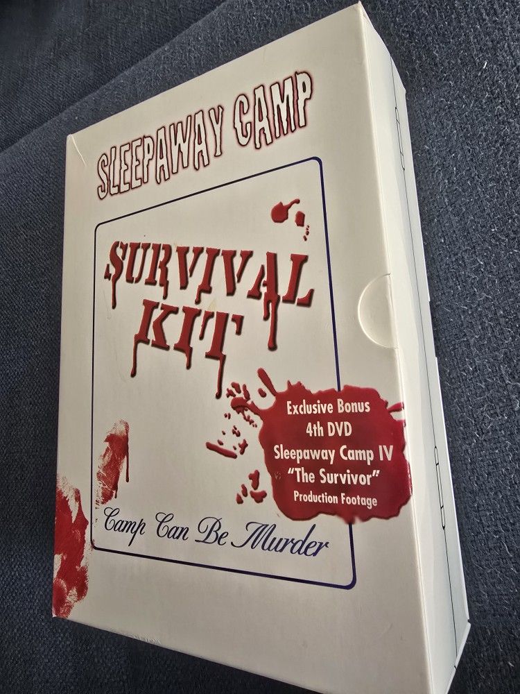 Sleepaway Camp Survival Kit. DVD Box Set.
