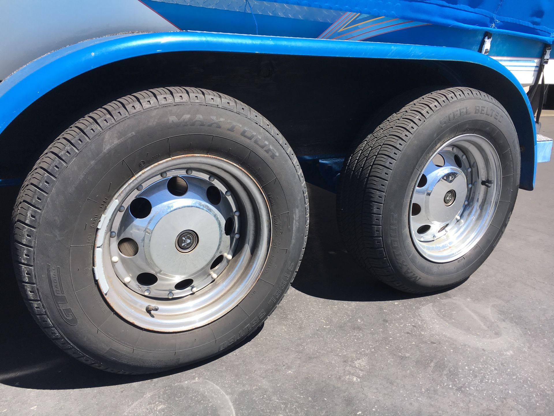 205/70R14 trailer or car wheels and tires