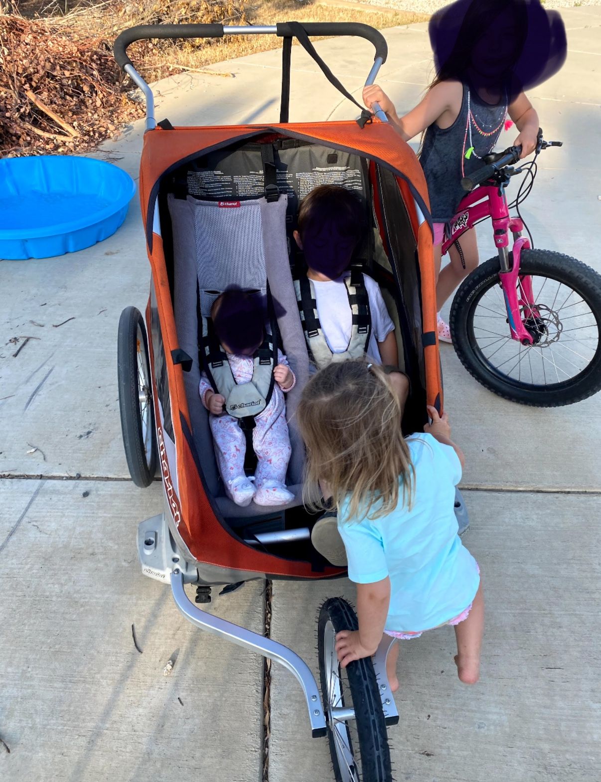 Chariot Tandem bike Trailer And Double Stroller