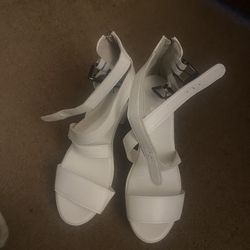 White High Heels Platform For Women 