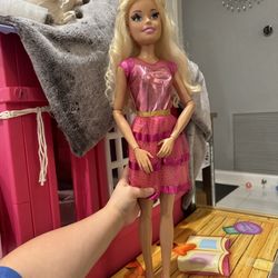 Huge Barbie Doll Life Size 28 Inches