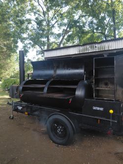 Custom Offset  smoker  bbq