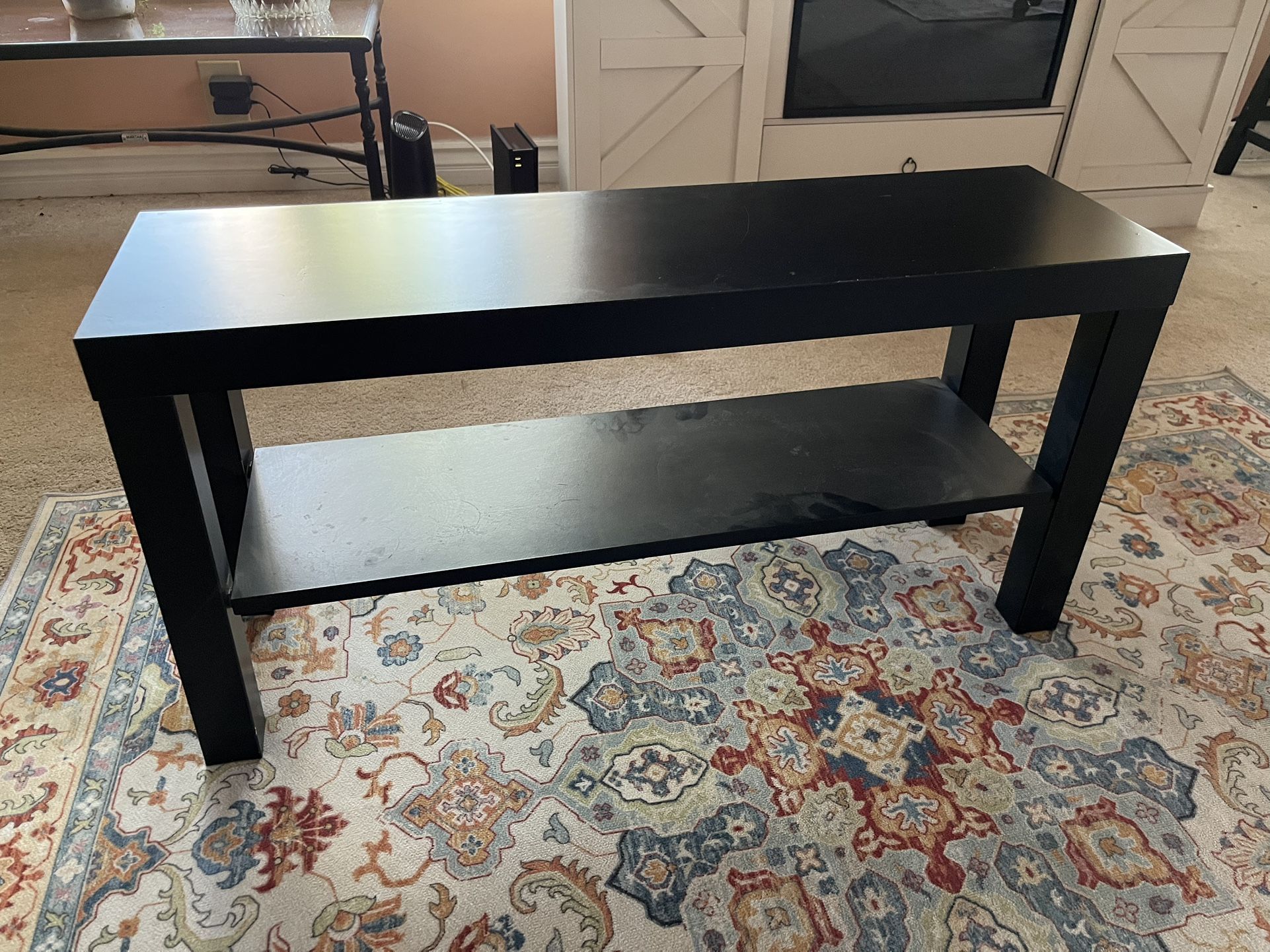 TV Table Black 36”