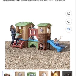 Step 2 Playful Clubhouse Climber with Two Slides