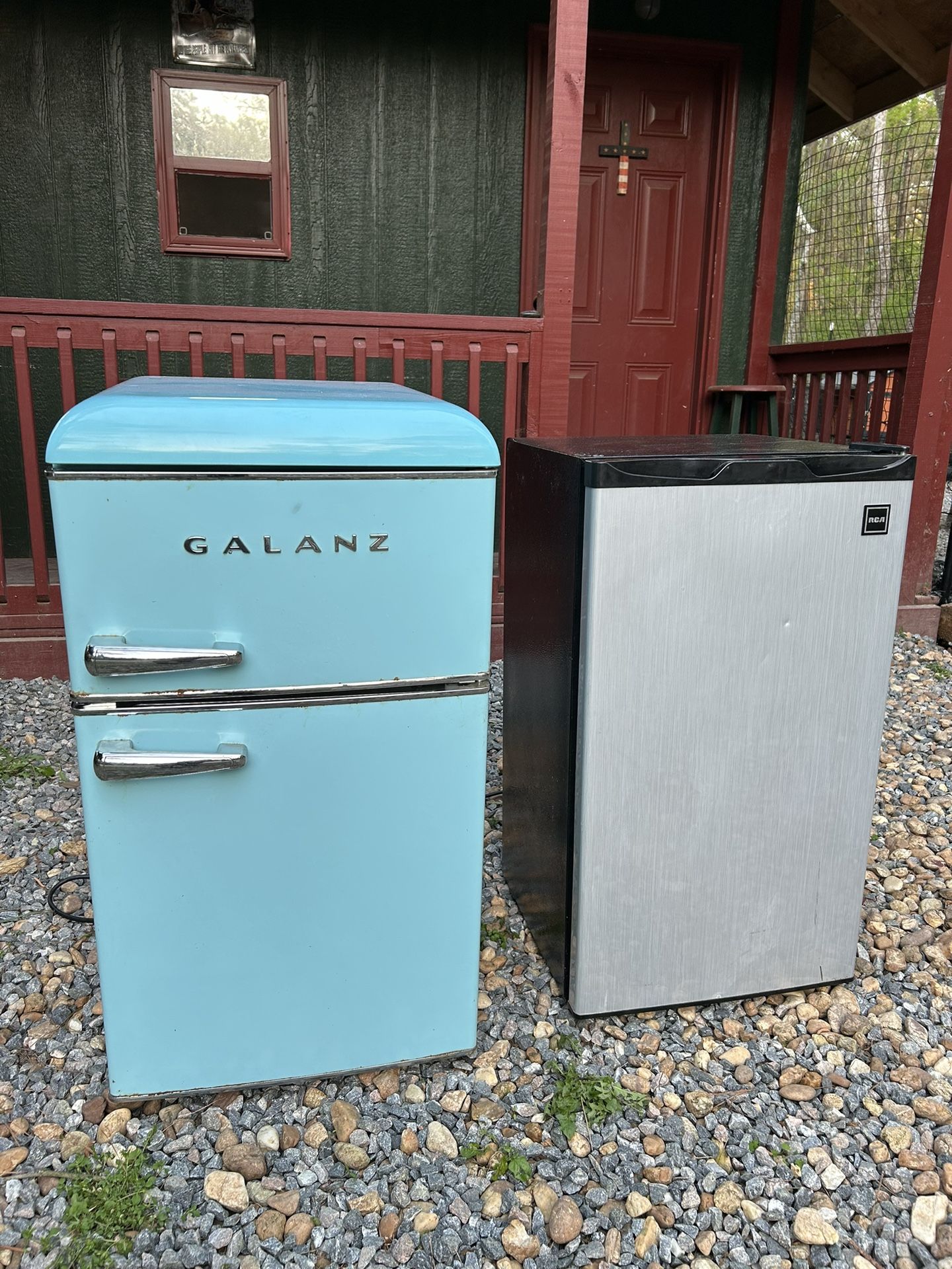 $200 Blue Fridge $100 Grey Fridge