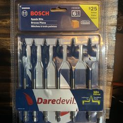 Bosch 6 pc. Daredevil Standard Spade Bit Set