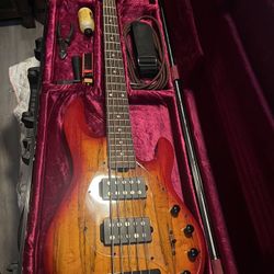 Sterling Blood Orange Stingray 5 String Bass